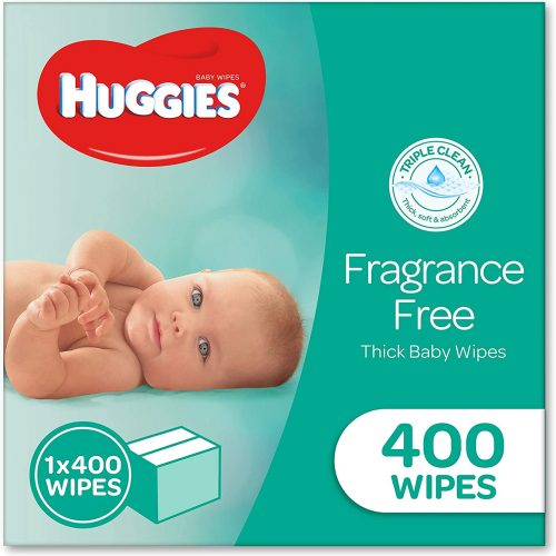 huggies fragrance free wipes (400 pack)