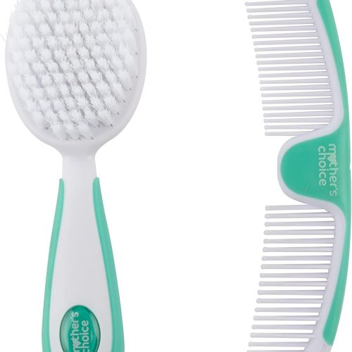 Mothers choice easy grip brush and comb